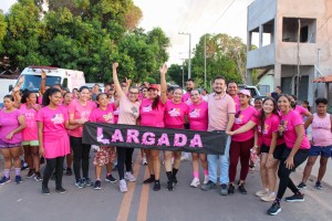 UBS do povoado Mandacaru realiza corrida em alusão à campanha Outubro Rosa em Matões