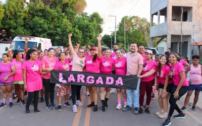 UBS do povoado Mandacaru realiza corrida em alusão à campanha Outubro Rosa em Matões
