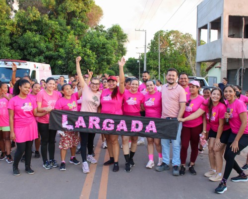 UBS do povoado Mandacaru realiza corrida em alusão à campanha Outubro Rosa em Matões