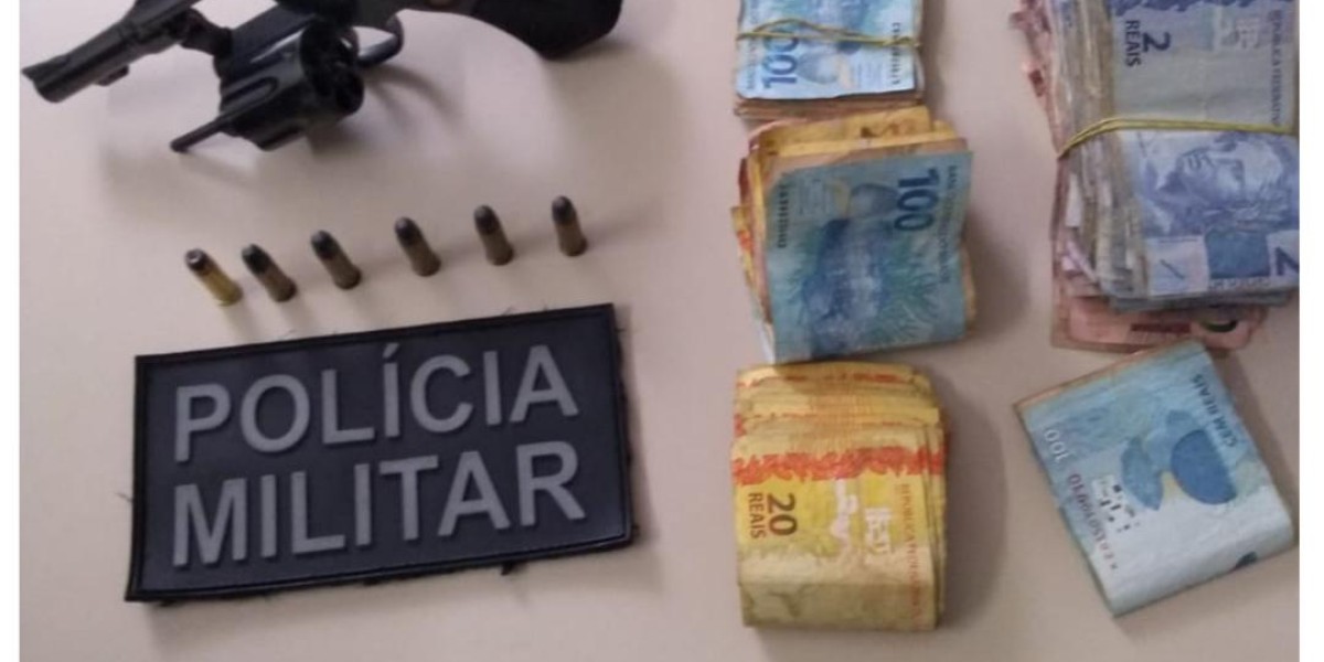 PM apreende arma de fogo na cidade de Caxias 