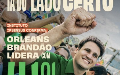 Orleans Brandão mantém liderança em nova pesquisa para o Governo do Maranhão