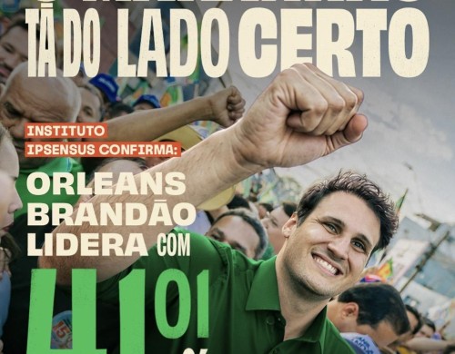 Orleans Brandão mantém liderança em nova pesquisa para o Governo do Maranhão