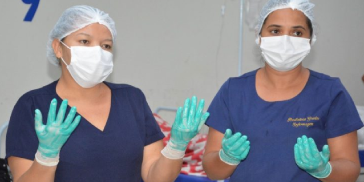 Profissionais de saúde do Complexo Hospitalar Gentil Filho recebem conscientização sobre higiene das mãos