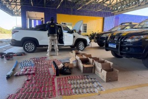 Quase 7 mil munições são apreendidas durante abordagem da PRF no interior do Maranhão