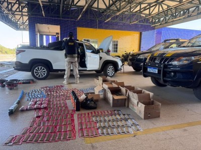 Quase 7 mil munições são apreendidas durante abordagem da PRF no interior do Maranhão