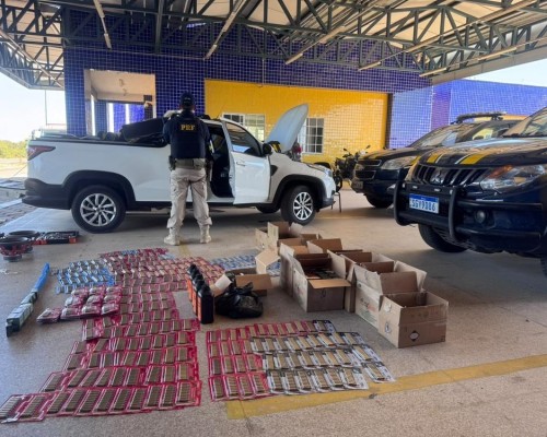 Quase 7 mil munições são apreendidas durante abordagem da PRF no interior do Maranhão