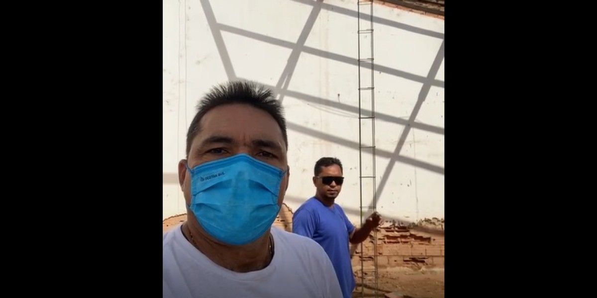 Prefeito Toinho Patioba vistoria obra onde será implantado o restaurante popular de Gonçalves Dias 