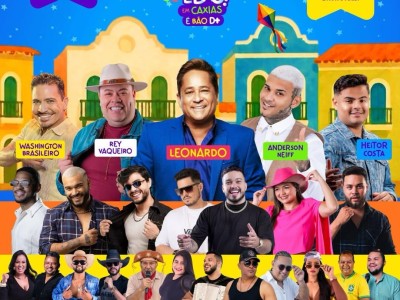 Prefeitura de Caxias divulga atrações do São João 2026 no Parque da Cidade