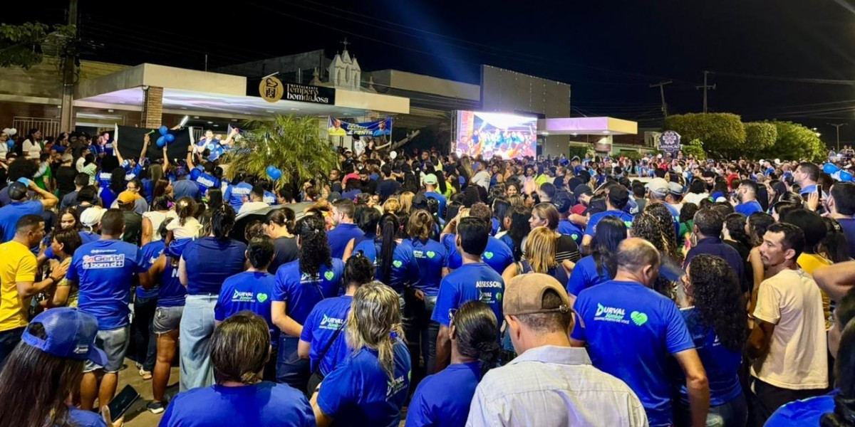 Mobilização popular reúne mais de 10 mil pessoas em apoio a Gentil Neto e Eugênio Coutinho em Caxias