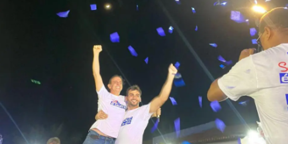 Mais de 11 mil pessoas lotaram o Marília Eventos para prestigiar o lançamento de Gentil Neto para prefeito e Eugênio Coutinho para vice-prefeito de Caxias