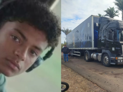 Jovem morre em acidente com carreta da equipe de Léo Magalhães no Maranhão