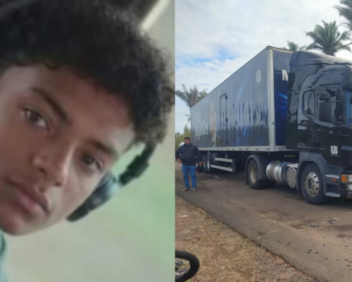 Jovem morre em acidente com carreta da equipe de Léo Magalhães no Maranhão