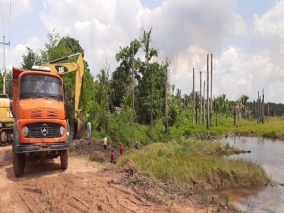 Prefeitura segue realizando obras de construção do Balneário Cícero Rocha