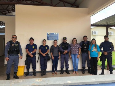 A pedido do prefeito Toinho Patioba, Guarda Municipal e Polícia Militar faz segurança de escolas Públicas e particulares de Gonçalves Dias 