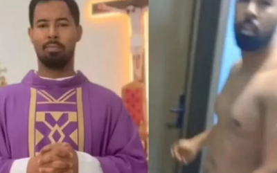 Padre flagrado com fiel de baby-doll nega sexo: “Ela ia tomar banho”