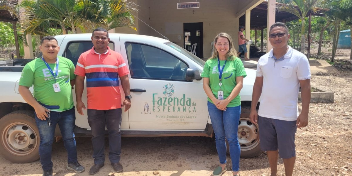 Fazenda da Esperança recebe desconto na conta de energia por meio do projeto E+ Reciclagem