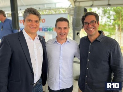 Líder Político de Matões, Gabriel Tenório, participa da agenda do ministro Jader Filho no Maranhão