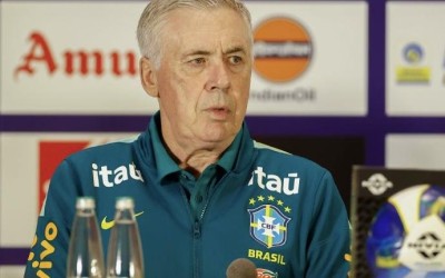 Ancelotti diz que amistoso com a Índia não é teste: "É oportunidade"