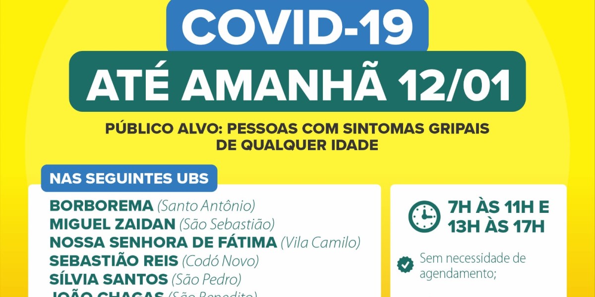 Prefeitura de Codó segue com Testagem em Massa contra Covid-19 nas Unidades Básicas de Saúde