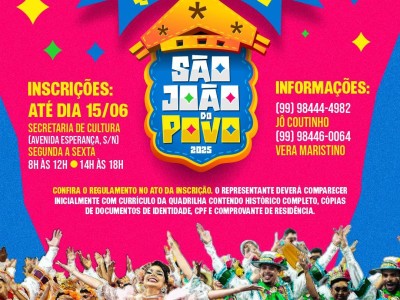 Prefeitura de São João do Sóter Lança Edital para Concurso de Quadrilhas dos Festejos Juninos do Município