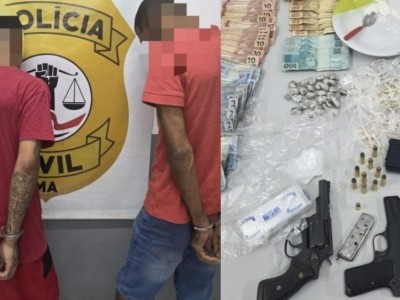 Dois homens são presos por tráfico de drogas durante operação em Timon