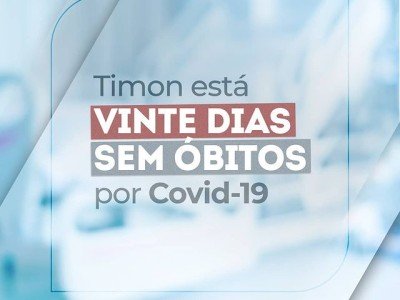 Timon está vinte dias sem óbitos por Covid-19
