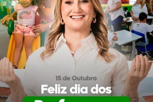 Prefeita Suane Dias homenageia professores e destaca avanços na educação de Gonçalves Dias