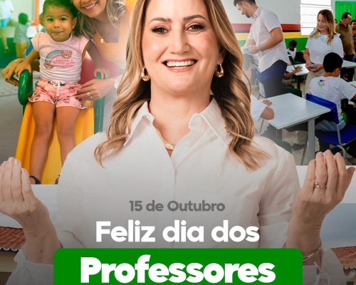 Prefeita Suane Dias homenageia professores e destaca avanços na educação de Gonçalves Dias