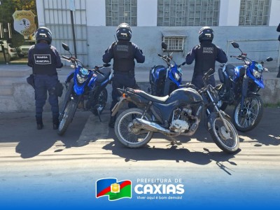 Guarda Municipal recupera motocicleta com restrição de roubo e entrega à Polícia Civil