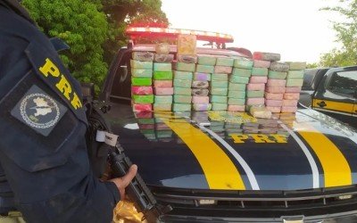 PRF apreende pasta base de cocaína avaliada em R$ 8 milhões na BR-222 em Açailândia