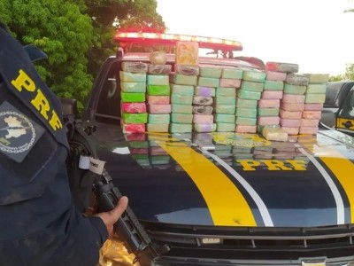 PRF apreende pasta base de cocaína avaliada em R$ 8 milhões na BR-222 em Açailândia