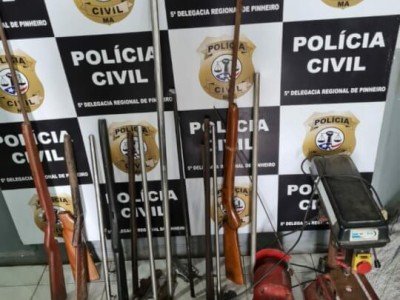 Fábrica de armas clandestina é desarticulada em Pinheiro