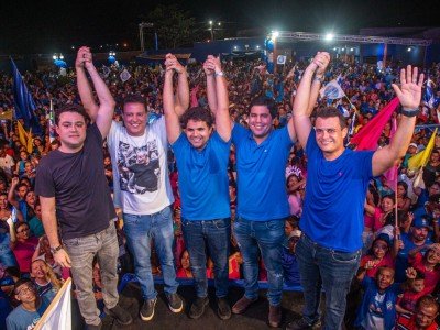 Multidão aclama Bruno Silva em lançamento de pré-candidatura a reeleição em Coelho Neto