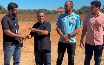 Governo do Estado visita Estádio Municipal de Governador Eugênio Barros para retomada da obra