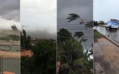 Vendaval causa morte de pedreiro e danos em casas em São Bento