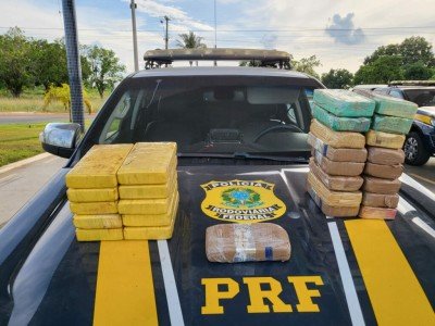 PRF prende casal e apreende 29 kg de pasta base de cocaína em Santa Inês