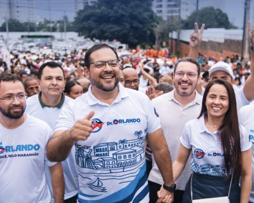 Dr. Orlando mostra força política em evento de Orleans Brandão em São Luís