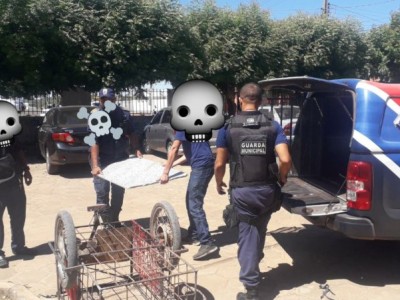 Guarda Municipal evita furto de materiais de construção em creche no Eugênio Coutinho