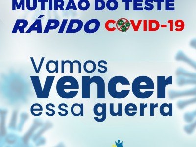 Prefeitura de Gonçalves Dias realizará mutirão de testes rápidos para o diagnóstico da Covid-19 na próxima semana.