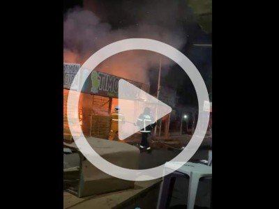 Barracas são incendiadas na rua 100 em Timon e pode ter sido criminoso