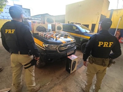 Polícia apreende produtos eletrônicos com suspeita de descaminho na BR-222 em Açailândia