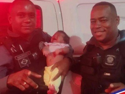 Policiais militares salvam bebê de 28 dias engasgado com leite materno em São Luís