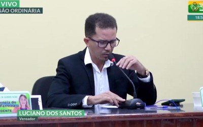 É preciso ter coragem para fazer a coisa certa”, dispara o vereador Luciano durante a sessão, em Aldeias Altas