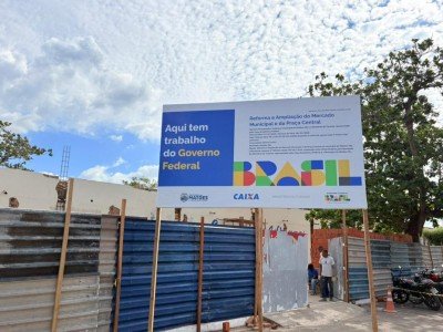 Prefeitura de Matões mantém obras ativas e prepara mercado público moderno para a população