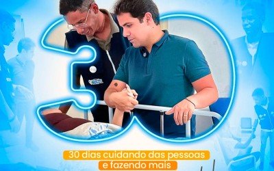 Samuel Basto comemora 30 dias a frente da secretaria de saúde de Coelho Neto 