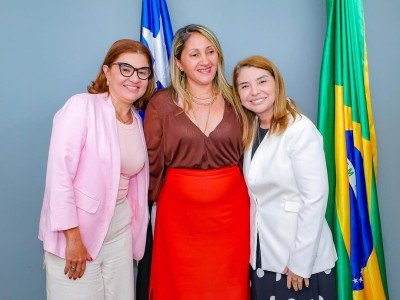 Presidente da Câmara Reneia Ferreira, Cláudia Coutinho e vereadores de Aldeias Altas se reúnem com Iracema Vale em São Luís  