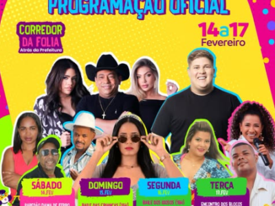 São João do Sóter inicia contagem regressiva para Carnaval com grande programação